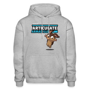 
            
                Load image into Gallery viewer, Articulate Armadillo Character Comfort Adult Hoodie - heather gray
            
        