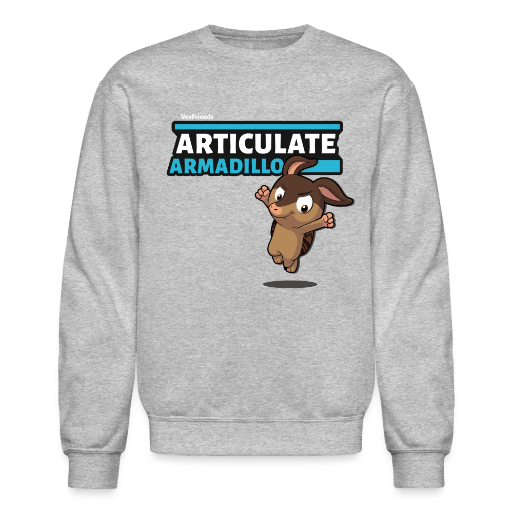 
            
                Load image into Gallery viewer, Articulate Armadillo Character Comfort Adult Crewneck Sweatshirt - heather gray
            
        