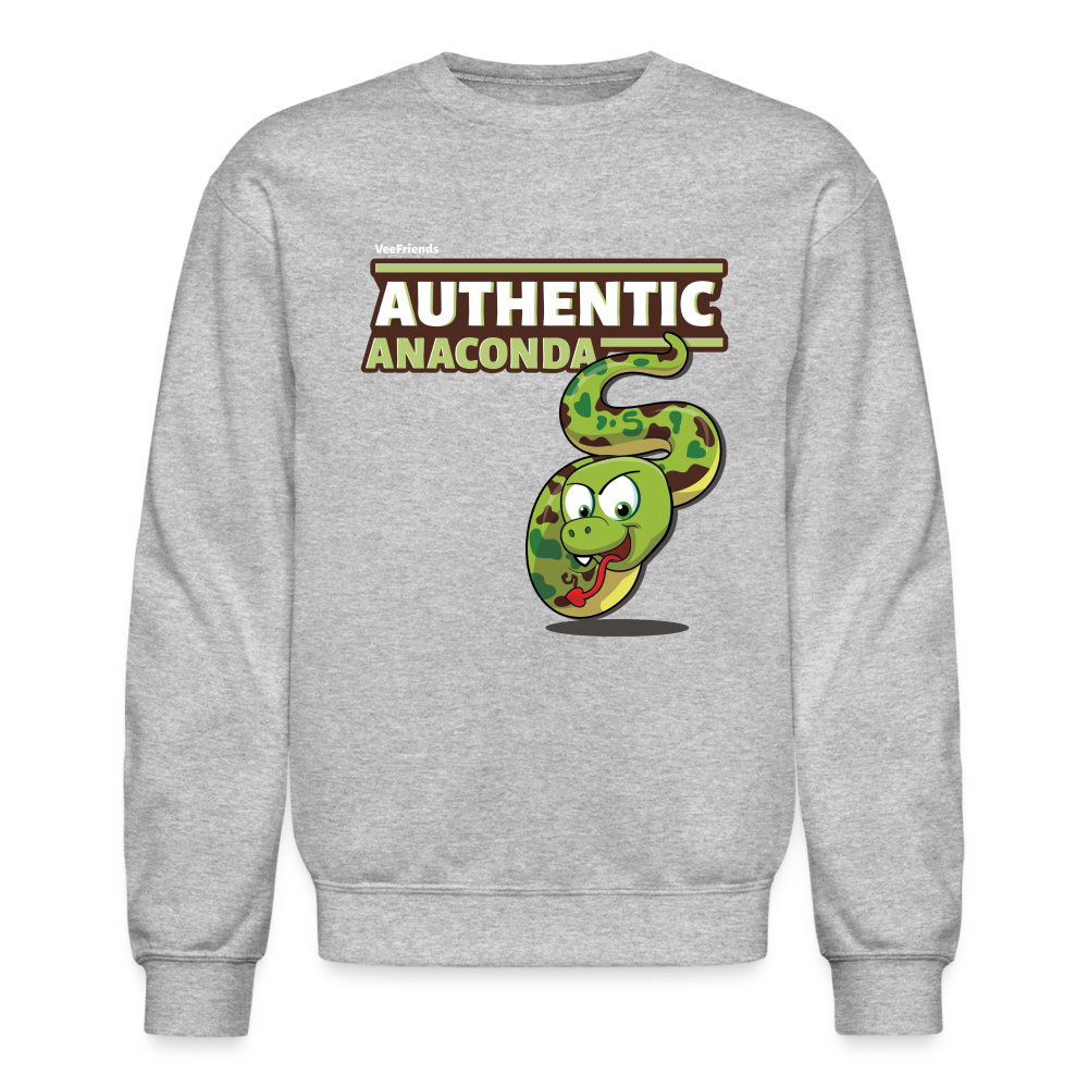 Authentic Anaconda Character Comfort Adult Crewneck Sweatshirt - heather gray