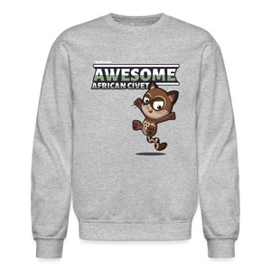 
            
                Load image into Gallery viewer, Awesome African Civet Character Comfort Adult Crewneck Sweatshirt - heather gray
            
        