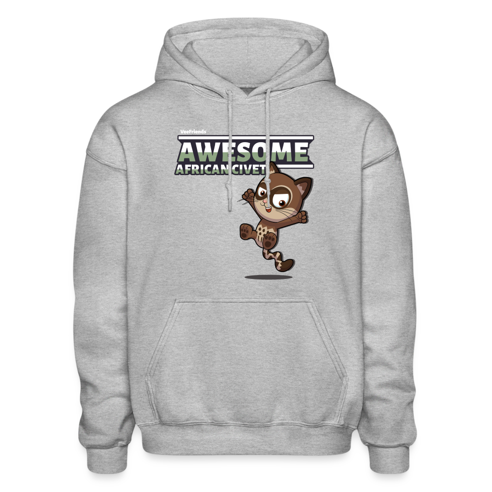 Awesome African Civet Character Comfort Adult Hoodie - heather gray