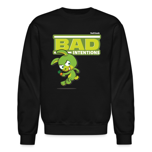 Bad Intentions Character Comfort Adult Crewneck Sweatshirt - black