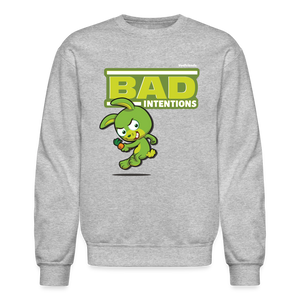 
            
                Load image into Gallery viewer, Bad Intentions Character Comfort Adult Crewneck Sweatshirt - heather gray
            
        