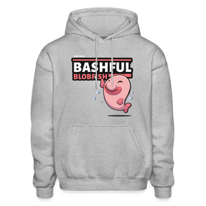 Bashful Blobfish Character Comfort Adult Hoodie - heather gray