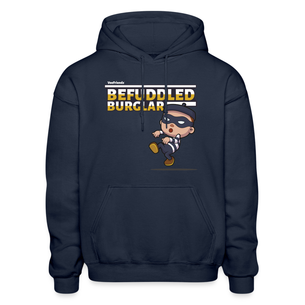 
            
                Load image into Gallery viewer, Befuddled Burglar Character Comfort Adult Hoodie - navy
            
        
