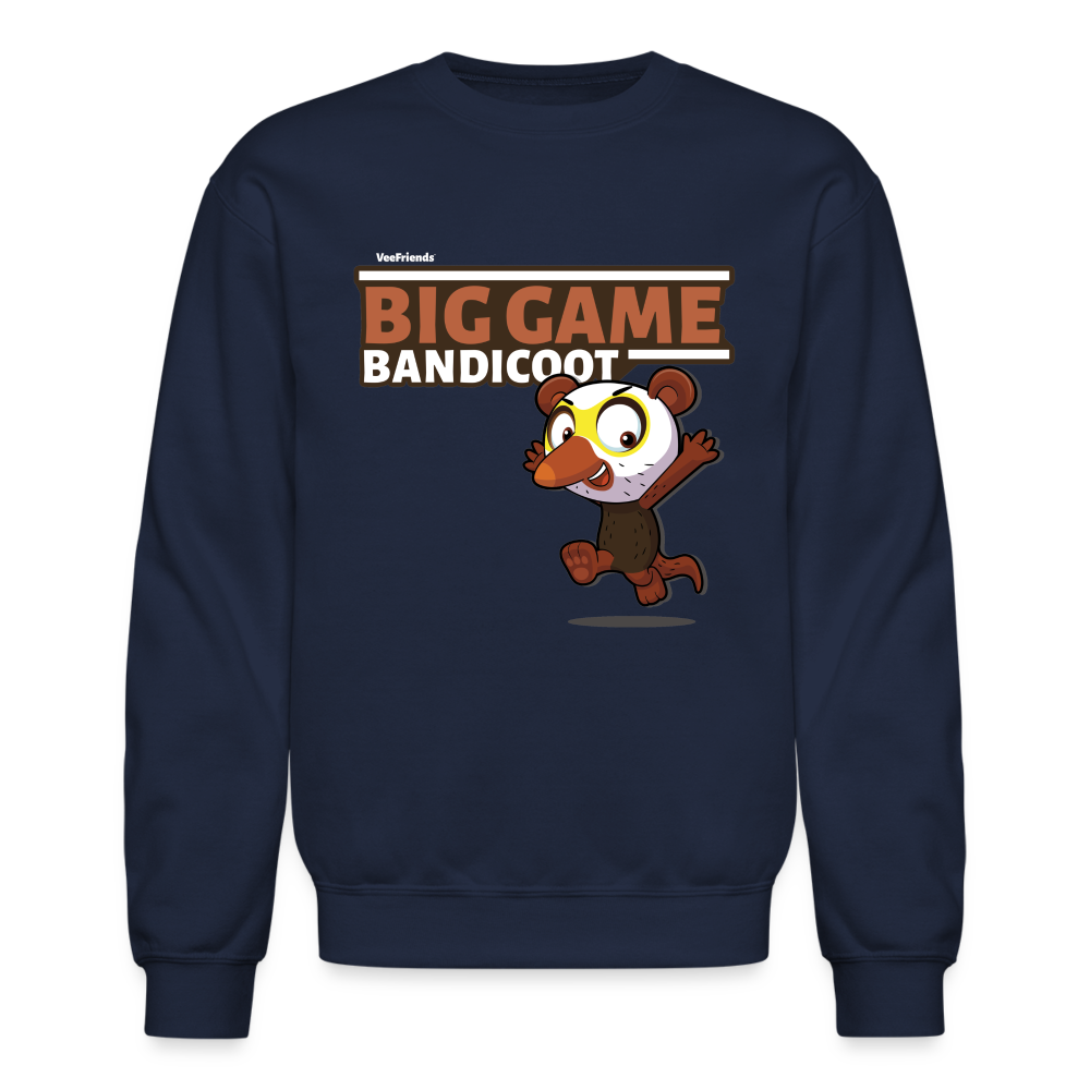 
            
                Load image into Gallery viewer, Big Game Bandicoot Character Comfort Adult Crewneck Sweatshirt - navy
            
        