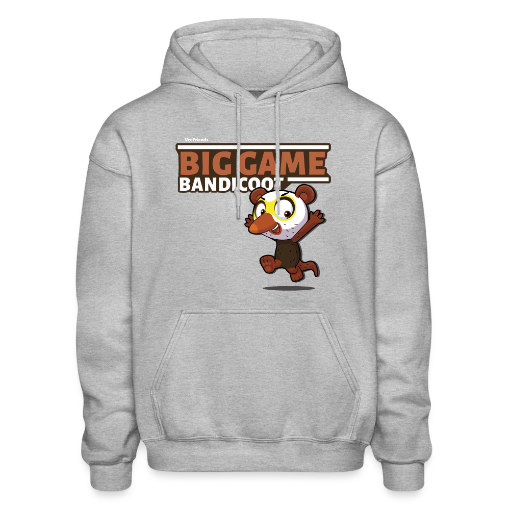 Big Game Bandicoot Character Comfort Adult Hoodie - heather gray