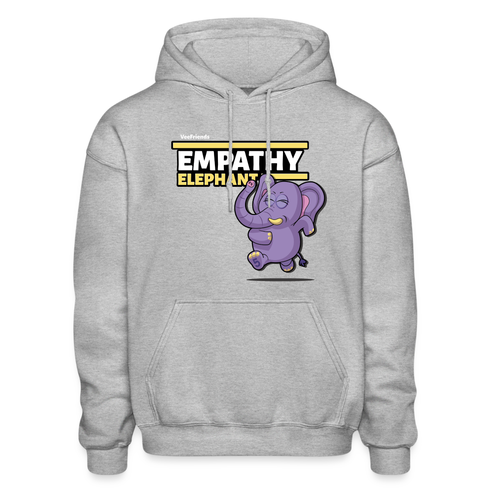 Empathy Elephant Character Comfort Adult Hoodie - heather gray