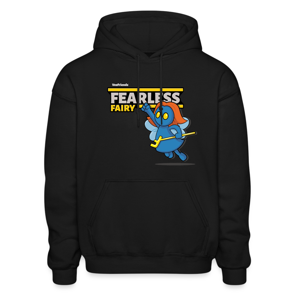 Fearless Fairy Character Comfort Adult Hoodie - black