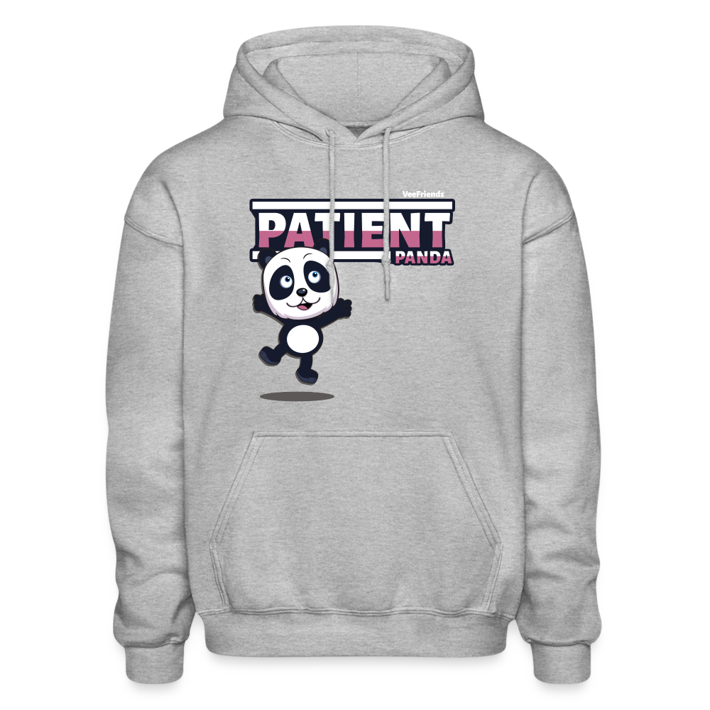 
            
                Load image into Gallery viewer, Patient Panda Character Comfort Adult Hoodie - heather gray
            
        