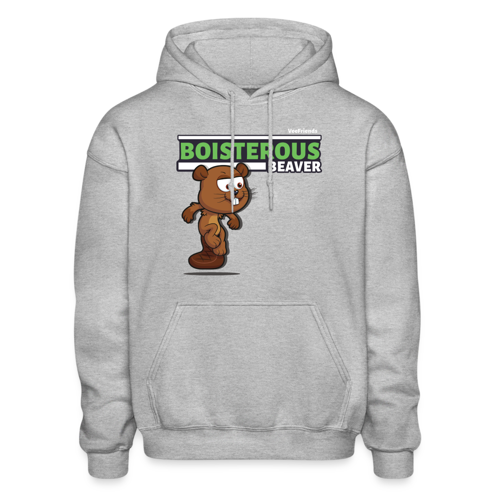 
            
                Load image into Gallery viewer, Boisterous Beaver Character Comfort Adult Hoodie - heather gray
            
        