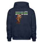 Boisterous Beaver Character Comfort Adult Hoodie - navy