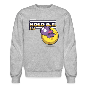 
            
                Load image into Gallery viewer, Bold A.F. Bat Character Comfort Adult Crewneck Sweatshirt - heather gray
            
        