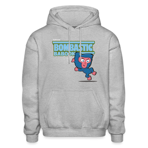 Bombastic Baboon Character Comfort Adult Hoodie - heather gray