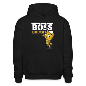 Boss Bobcat Character Comfort Adult Hoodie - black