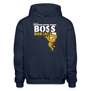 Boss Bobcat Character Comfort Adult Hoodie - navy