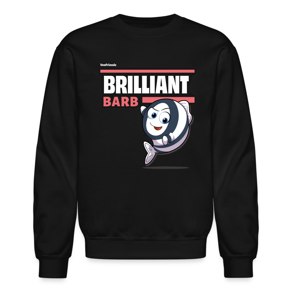 Brilliant Barb Character Comfort Adult Crewneck Sweatshirt - black