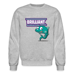 
            
                Load image into Gallery viewer, Brilliant Barracuda Character Comfort Adult Crewneck Sweatshirt - heather gray
            
        