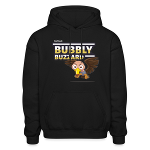 Bubbly Buzzard Character Comfort Adult Hoodie - black