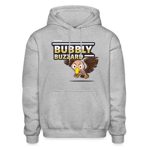 Bubbly Buzzard Character Comfort Adult Hoodie - heather gray