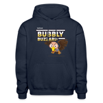 Bubbly Buzzard Character Comfort Adult Hoodie - navy