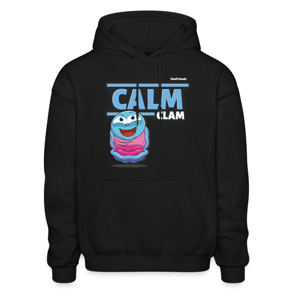 
            
                Load image into Gallery viewer, Calm Clam Character Comfort Adult Hoodie - black
            
        
