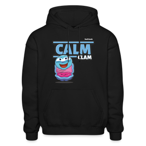 
            
                Load image into Gallery viewer, Calm Clam Character Comfort Adult Hoodie - black
            
        