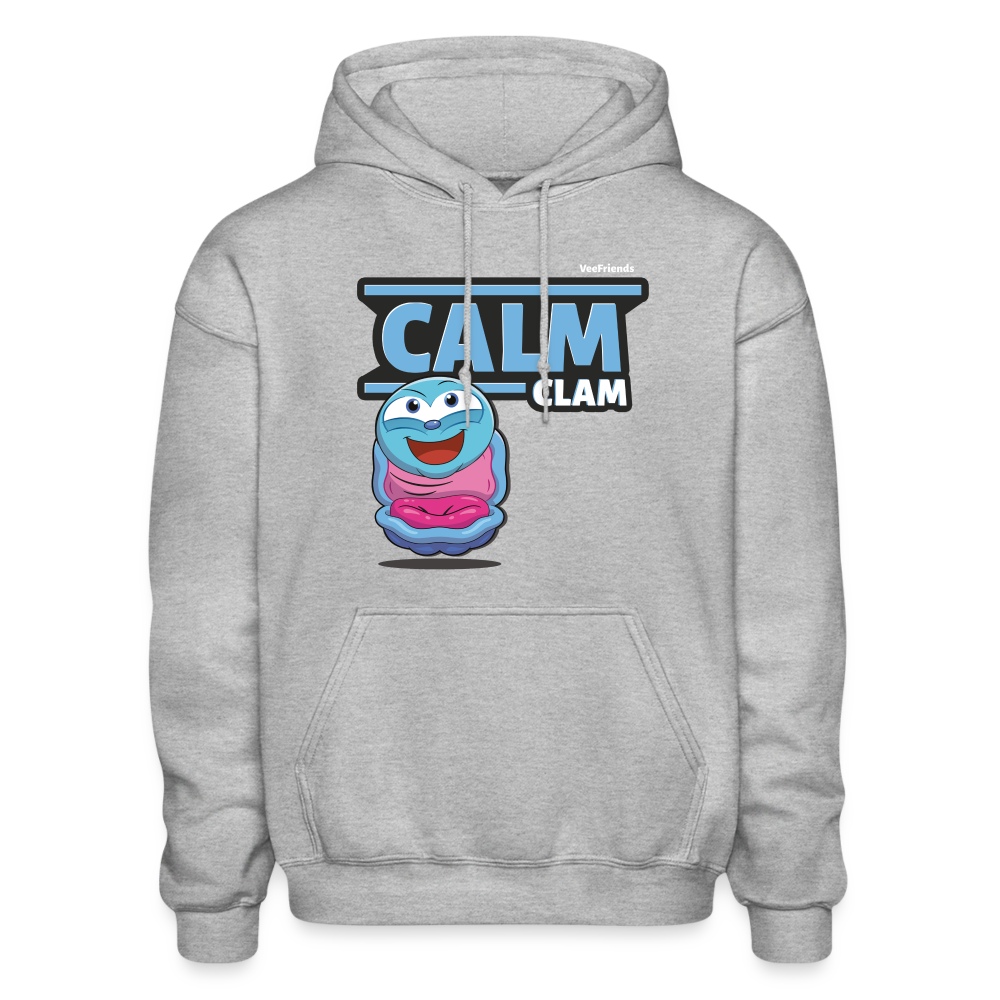 Calm Clam Character Comfort Adult Hoodie - heather gray