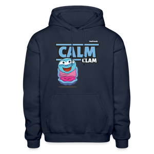 
            
                Load image into Gallery viewer, Calm Clam Character Comfort Adult Hoodie - navy
            
        