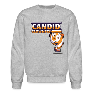 
            
                Load image into Gallery viewer, Candid Clownfish Character Comfort Adult Crewneck Sweatshirt - heather gray
            
        