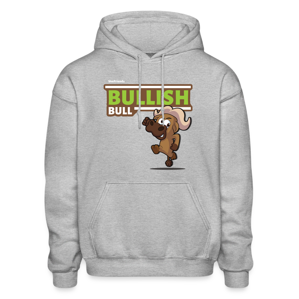 Bullish Bull Character Comfort Adult Hoodie - heather gray