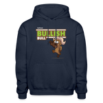 Bullish Bull Character Comfort Adult Hoodie - navy