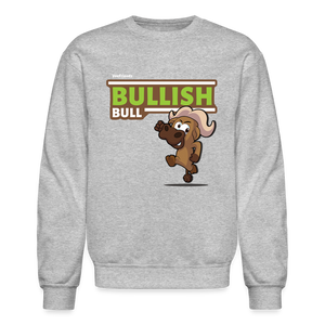 
            
                Load image into Gallery viewer, Bullish Bull Character Comfort Adult Crewneck Sweatshirt - heather gray
            
        