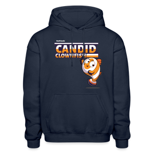 Candid Clownfish Character Comfort Adult Hoodie - navy