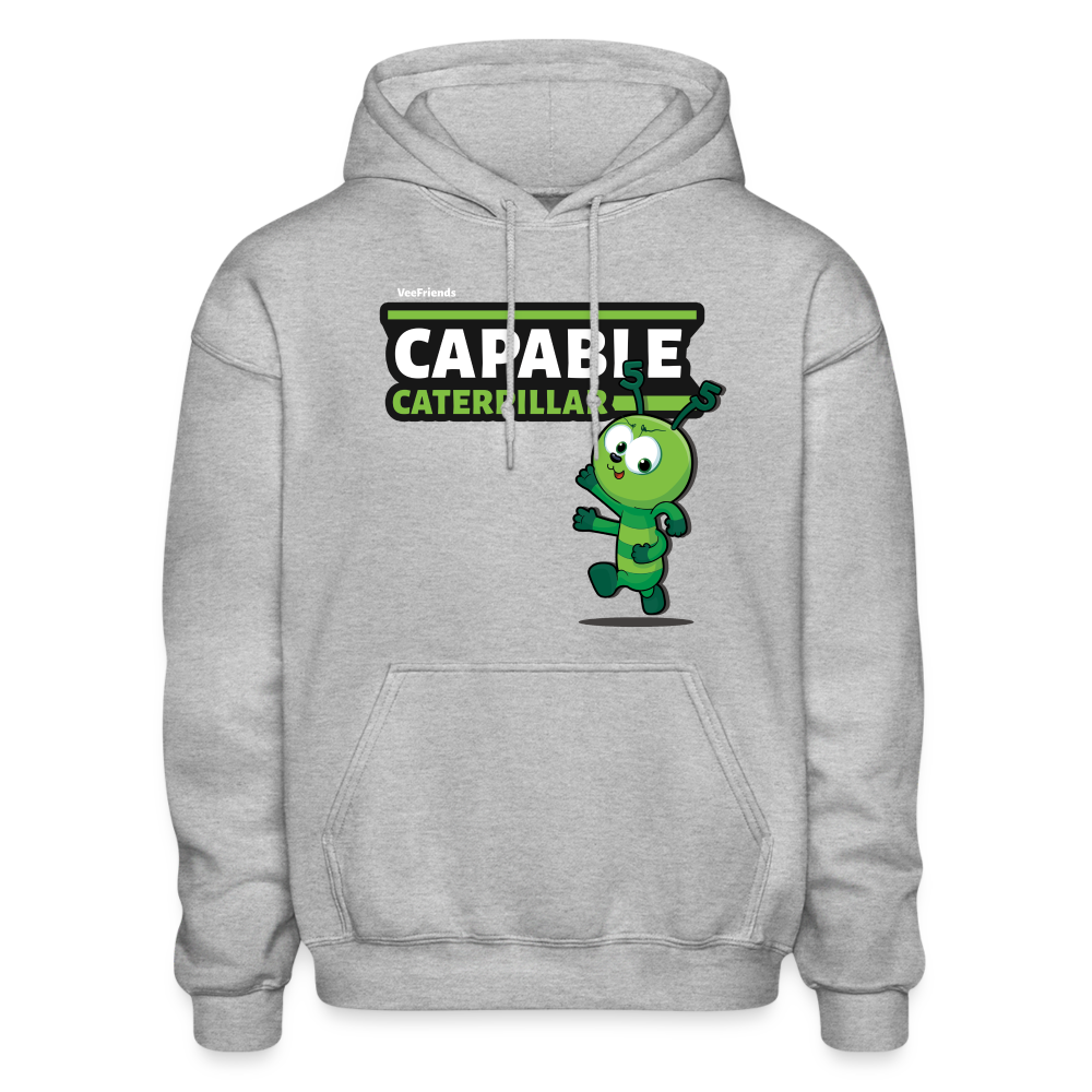 Capable Caterpillar Character Comfort Adult Hoodie - heather gray