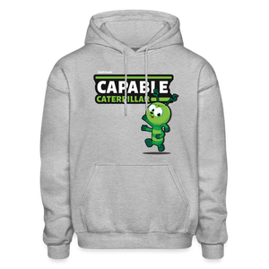 Capable Caterpillar Character Comfort Adult Hoodie - heather gray