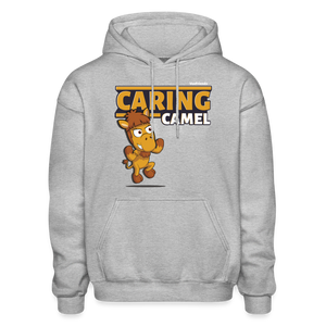 Caring Camel Character Comfort Adult Hoodie - heather gray