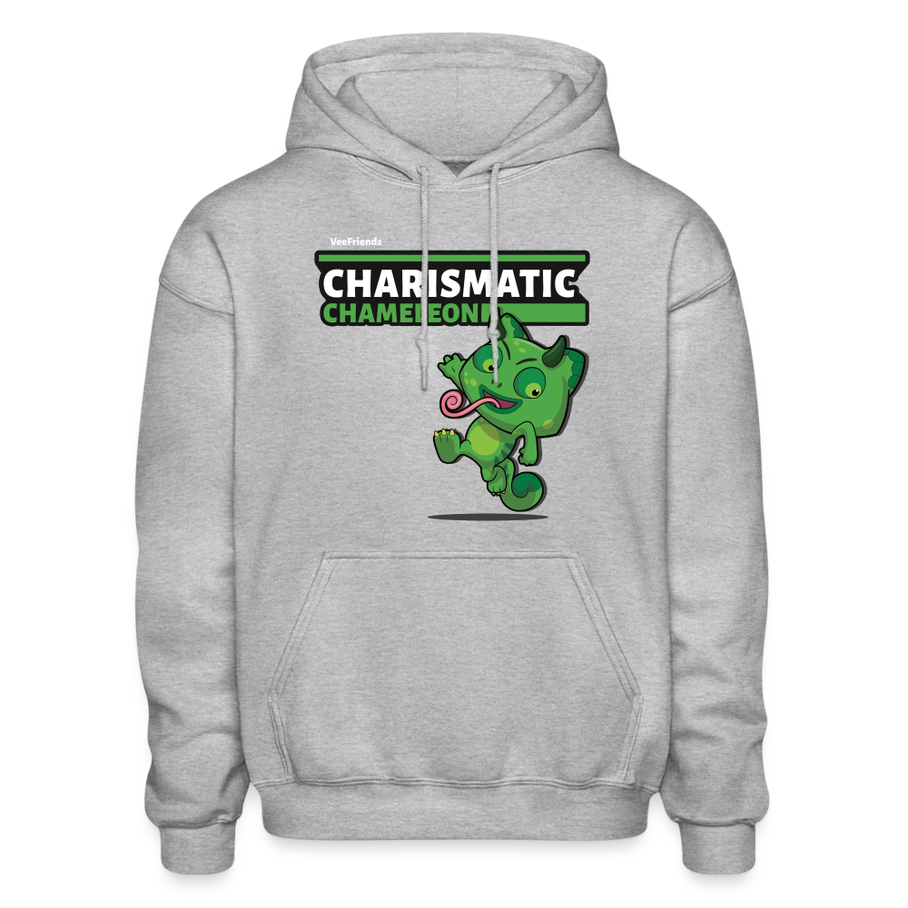 
            
                Load image into Gallery viewer, Charismatic Chameleon Character Comfort Adult Hoodie - heather gray
            
        