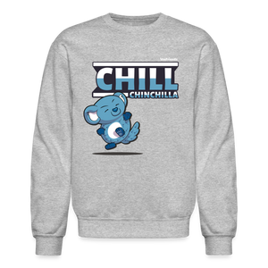 Chill Chinchilla Character Comfort Adult Crewneck Sweatshirt - heather gray