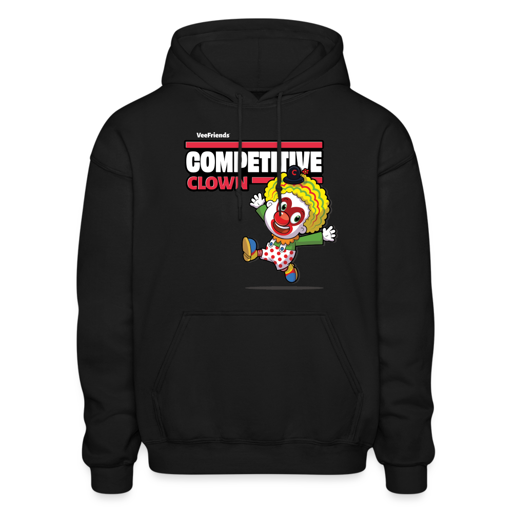 Competitive Clown Character Comfort Adult Hoodie - black