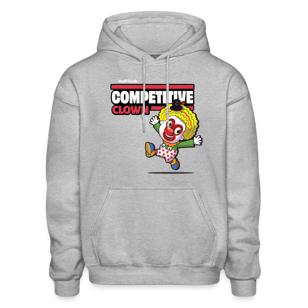 Competitive Clown Character Comfort Adult Hoodie - heather gray