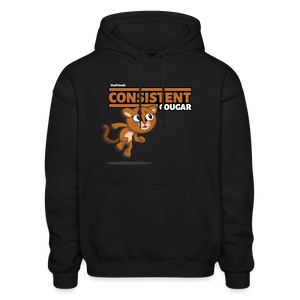 
            
                Load image into Gallery viewer, Consistent Cougar Character Comfort Adult Hoodie - black
            
        