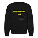 Very, Very, Very, Very Lucky Black Cat (S1) Character Comfort Adult Crewneck Sweatshirt - black