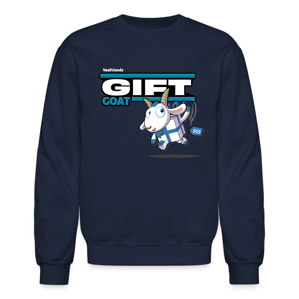Gift Goat (S1) Character Comfort Adult Crewneck Sweatshirt - navy