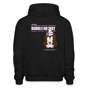 
            
                Load image into Gallery viewer, Bubble Hockey Basset Hound Character Comfort Adult Hoodie - black
            
        