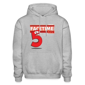 
            
                Load image into Gallery viewer, Facetime Five Character Comfort Adult Hoodie - heather gray
            
        
