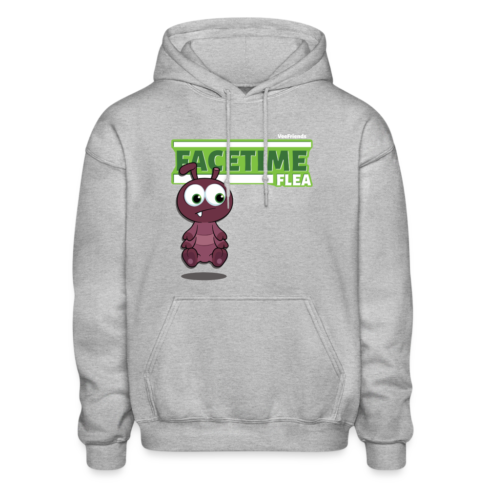 Facetime Flea Character Comfort Adult Hoodie - heather gray