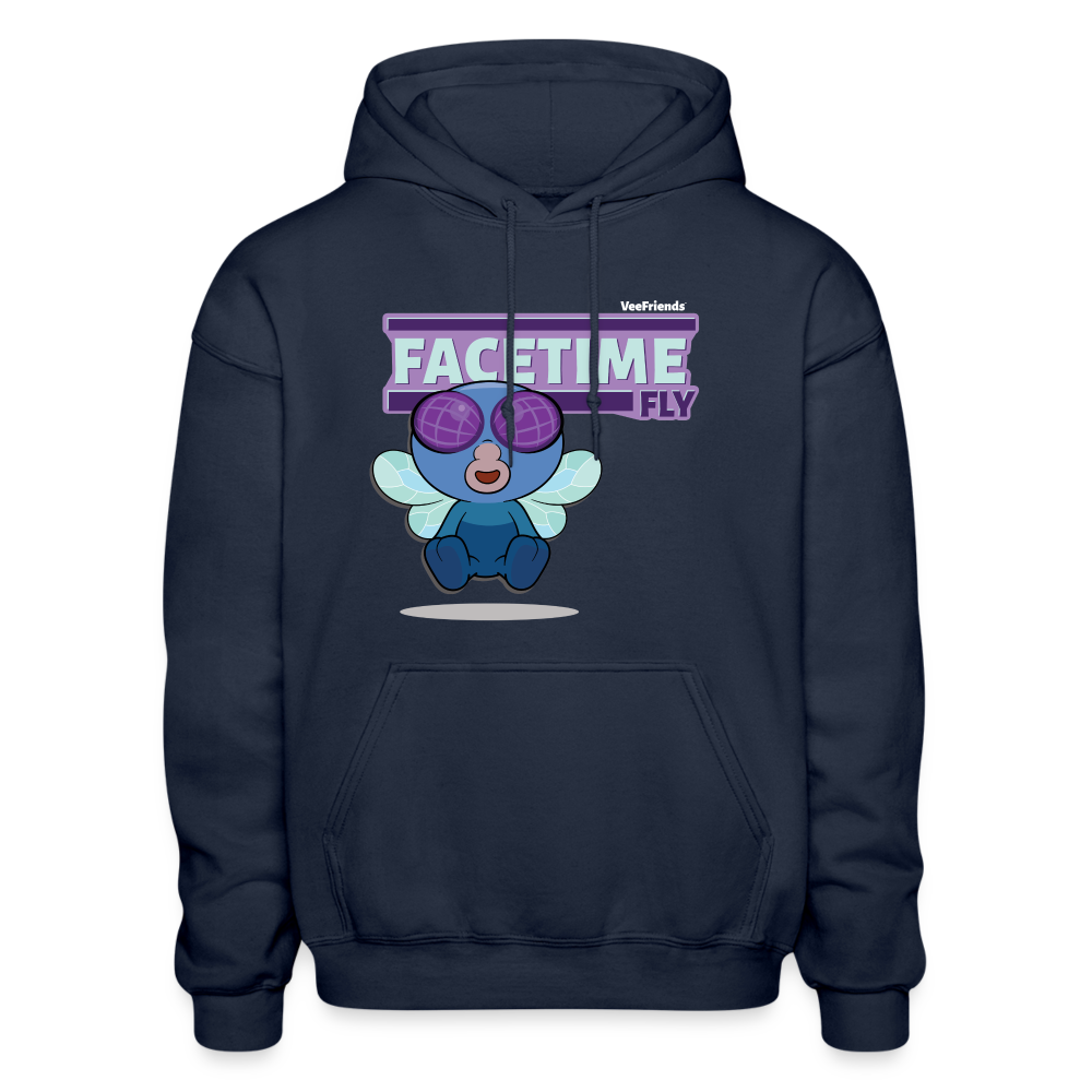 
            
                Load image into Gallery viewer, Facetime Fly Character Comfort Adult Hoodie - navy
            
        