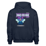 Facetime Fly Character Comfort Adult Hoodie - navy