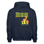 Jam Session Snail Character Comfort Adult Hoodie - navy